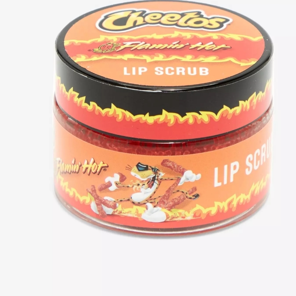 Cheetos Flamin' Hot Lip Scrub Lemon Flavor
